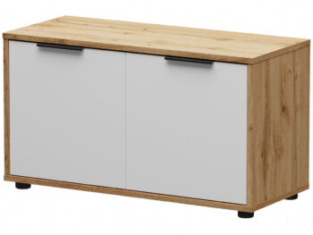 Botník Neston SU-2D je elegantný a praktický kus nábytku, ktorý sa hodí do každej predsene. S jeho bielou farbou a dubovým wotanovým odtieňom prinesie svetlú a modernú atmosféru do vášho interiéru. Tento botník je vyrobený z aglomerovaného materiálu DTD, ktorý je známy svojou odolnosťou a dlhou…