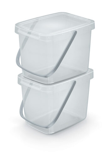 NABBI NHW6 plastový úložný box s rúčkou 6 l priehľadná – Obrázok 5