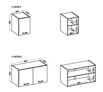 Kuchynská linka NOTI 260 vynikne v každom modernom interiéri a poteší vás nielen štýlovým dizajnom, modernou funkčnosťou, ale aj priaznivou cenou. Kuchynská linka NOTI 260 sa dodáva iba ako zostava, skrinky nepredávame samostatne. Poradie skriniek je možné ľubovoľne meniť.Zostava sa skladá:1x vysoká skriňa na vstavanú chladničku HSKK 60/190 Z - šírka 60 cm1x spodná jednodverová skrinka so zásuvkou U 40 ZPW II - šírka 40 cm1x spodná skrinka na vstavanú rúru HUB 60 ZPW II - šírka 60 cm1x spodná dvojdverová skrinka pod drez SPUB 100 ZPW II - šírka 100 cm1x horná jednodverová skrinka H 40/58 Z - šírka 40 cm1x horná dvojdverová skrinka H 100/58 Z - šírka 100 cm1x pracovná doska biela APL 200-28, hrúbka 2,8 cm, dĺžka 200 cmVlastnosti: korpus: lamino 16 mm, bielahorné dvierka: lamino 16 mm, ABS hranyspodné dvierka: lamino 16 mm, ABS hranyúchytky: plastové 128 mm, striebornézadná doska: HDF 2,5 mm, bielapracovná doska: 28 mm, bieladvierka a šuplíky bez systému tichého dovieraniasúčasťou korpusu spodných skriniek je sokelvysoká skriňa na chladničku s max. výškou 88 cm (viď posledné foto)farebné prevedenie: tmavosivá Matera / biela matnáDodávané v demonte.