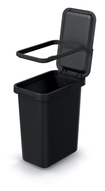 Odpadkový kôš na triedený odpad NKS12 od značky NABBI je ideálnym riešením pre každú domácnosť. S objemom 12 litrov a rozmiermi 35 cm na výšku, 19,5 cm na šírku a 29,5 cm na hĺbku sa zmestí do akéhokoľvek interiéru. Jeho moderný vzhľad a čierna farba dodajú vášmu domovu štýlový nádych.