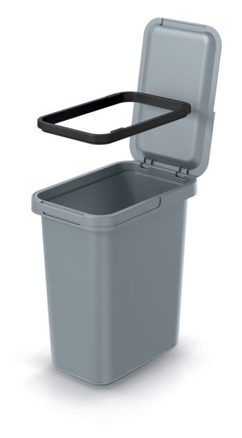 Odpadkový kôš na triedený odpad NKS12 od značky NABBI je ideálnym riešením pre každú domácnosť. S jeho objemom 12 litrov a rozmery 35 cm na výšku, 19,5 cm na šírku a 29,5 cm na hĺbku sa zmestí do akéhokoľvek interiéru. Jeho svetlosivá farba a moderný vzhľad ho robia atraktívnym doplnkom do vašej…