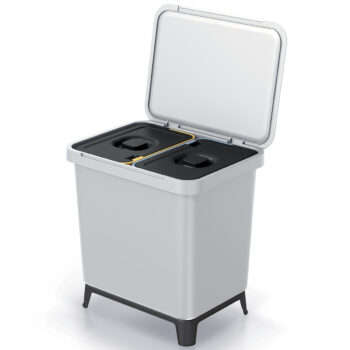 Odpadkový kôš na triedený odpad NKS30W2 20 l - popolavá je ideálnym riešením pre každú domácnosť. Tento moderný a praktický odpadkový kôš značky NABBI je vyrobený z kvalitného plastu, čo zaručuje jeho dlhú životnosť. S jeho objemom 20 litrov poskytuje dostatok priestoru pre vaše odpady.