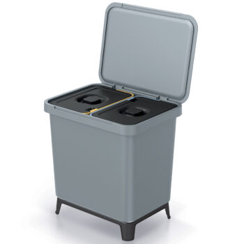 <p>Odpadkový kôš na triedený odpad NKS30W2 20 l - svetlosivá je ideálnym riešením pre každú domácnosť, ktorá sa snaží o ekologické spracovanie odpadu. Tento moderný a praktický odpadkový kôš značky NABBI je vyrobený z odolného plastu v svetlej sivej farbe, ktorá sa ľahko hodí do akéhokoľvek…