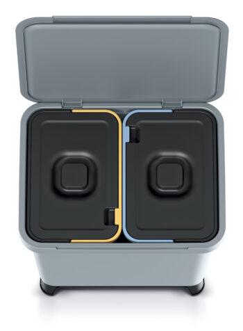 Odpadkový kôš na triedený odpad NKS30W2 20 l - svetlosivá je ideálnym riešením pre každú domácnosť, ktorá sa snaží o ekologické spracovanie odpadu. Tento moderný a praktický odpadkový kôš značky NABBI je vyrobený z odolného plastu v svetlej sivej farbe, ktorá sa ľahko hodí do akéhokoľvek…
