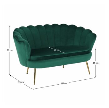 Predstavujeme vám elegantnú dvojsedačku Noblin v smaragdovej farbe, ktorá sa stane skvostom vášho interiéru. Táto moderná pohovka je navrhnutá tak, aby priniesla do vášho domova štýl a pohodlie. Jej zamatový poťah v kombinácii so zlatými detailmi vytvára luxusný vzhľad, ktorý…