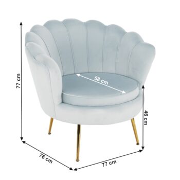 Predstavujeme vám elegantné kreslo Noblin v sofistikovanej sivomodrej farbe (Velvet) so zlatými detailmi, ktoré sa stane skvostom vášho interiéru. Toto klasické kreslo od značky KONDELA je navrhnuté pre tých, ktorí ocenia moderný vzhľad a vysokú kvalitu…