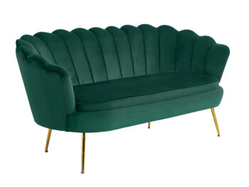 Predstavujeme vám elegantnú pohovku Noblin v nádhernej zelenej farbe Velvet so zlatými detailmi, ktorá sa stane skvostom vášho interiéru. Táto pohovka je ideálnym riešením pre tých, ktorí hľadajú moderný a štýlový nábytok s dôrazom na kvalitu a dizajn.