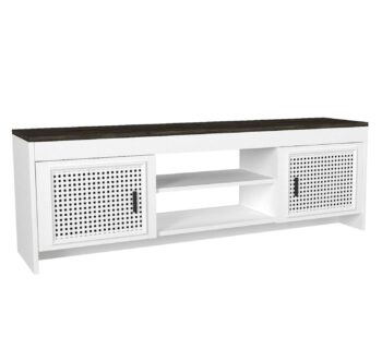 Objavte NODE, TV stolík, ktorý prináša do vašej obývačky nádych orientálneho štýlu. Jeho čistý biely dizajn sa skvele kombinuje s elegantnými a praktickými prvkami, robí z neho ideálnu voľbu pre milovníkov minimalizmu s nádychom exotiky.Špecifikácia produktuTyp tovaru: TV stolíkMateriál: Kvalitný LTD materiál s hrúbkou 18 mm zaisťuje vysokú odolnosť a stabilitu.Rozmery: 150 x 48.2 x 35 cm, poskytujúce dostatok priestoru pre umiestnenie vašej televízie a ďalšie multimediálne zariadenia.Farba: Neutrálna biela, ktorá podčiarkuje čistotu a sviežosť, ideálna pre rozjasnenie vášho priestoru.Štýl: Orientálne motívy dodávajú tomuto kusu nábytku unikátny vzhľad, ktorý je súčasne moderný a bezčasový.Vybavenie: Obsahuje regál a dve skrinky, ktoré ponúkajú praktické riešenie pre úschovu a organizáciu vašich vecí.Počet dverí, dvierok: Dve dvierka poskytujúce skrytý úložný priestor pre nevyhnutné predmety.Dodatočné informácie: Produkt dodávame v demontovanom stave, čo uľahčuje jeho transport a montáž.TV stolík NODE je viac než len praktickým prvkom; je to umelecké dielo, ktoré obohatí akúkoľvek obývaciu izbu. Jeho orientálny charm a funkčné vlastnosti ho robia nielen užitočným, ale aj hlavným vizuálnym prvkom vášho interiéru.