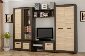 NOKA je elegantná obývacia stena, ktorá sa nielenže stane dominantou Vašej obývačky, ale poskytne aj bohatý úložný priestor.Je vyrobená z kvalitných LTD dosiek, ktoré sú nenáročné na udržiavanie.Farebné prevedenie wenge-dub sonoma.Obývacia stena má v spodnej časti stolík pod TV, v hornej časti je odkladacia polica. Po oboch stranách sú vysoké skrine s policami, pričom jedna z nich disponuje vitrínou. Obývaciu stenu je možné zakúpiť iba ako zostavu.Rozmery (ŠxVxH) :300 x 204 x 53 cm.Dodávame v demonte.Záruka 2 roky.