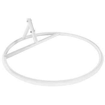 KONDELA Nolan New závesné hojdacie kreslo biela / mentolová – Obrázok 8