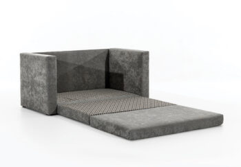 NABBI Nora rozkladacia pohovka sivá / vzor – Obrázok 4