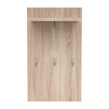 Vešiakový panel Norty Typ 25 v elegantnom prevedení dub sonoma je ideálnym riešením pre moderné interiéry. Tento praktický a štýlový doplnok do predsiene ponúka nielen funkčnosť, ale aj estetický vzhľad, ktorý sa hodí do každého domova.