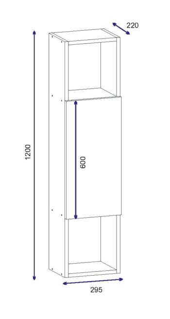 Táto závesá skrinka vás očarí svojim minimalistickým dizajnom a priaznivou cenou. Je v jednoduchom prevedení.Je vyrobená z kvalitných LTD dosiek, ktoré sú nenáročné na údržbu. Ich hrúbka: 18 mm. Nábytok je ohraničený kvalitnou PVC hranou.Farebné prevedenie: biela / orechROZMERY:Šírka: 29,5 cmVýška: 120 cmHĺbka: 22 cmDodávame v demontovanom stave.
