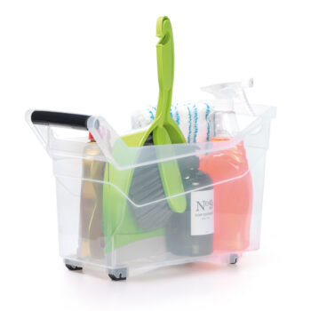 Plastový úložný box na kolieskach NUK3H 14 l - priehľadná je praktickým a moderným riešením pre organizáciu vášho interiéru. Tento produkt patrí do kategórií Nábytok, Doplnky a dekorácie, Úložné boxy a košíky, Skladovacie úložné boxy.