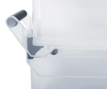 NABBI NUK6L plastový úložný box na kolieskach 30 l priehľadná – Obrázok 5