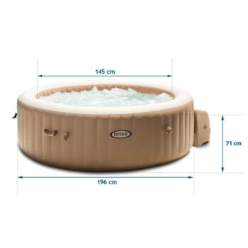 Nafukovacie jacuzzi s hydromasážou 4 osoby