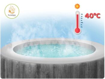Nafukovacie jacuzzi s hydromasážou a Wi-Fi ovládaním 4 osoby