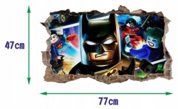 Nálepka na stenu Batman 47x77cm