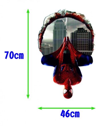 Nálepka na stenu Spiderman 3D  46x70cm