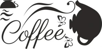 Nálepka na stenu do kuchyne pre milovníkov kávy 100 x 200 cm