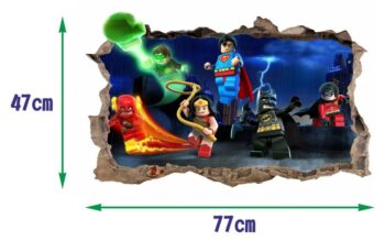 Nálepka na stenu lego Batman 47x77cm