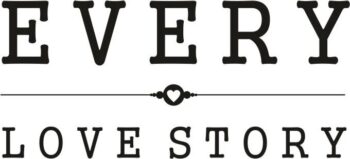 Nálepka na stenu nápis EVERY LOVE STORY 100 x 200 cm