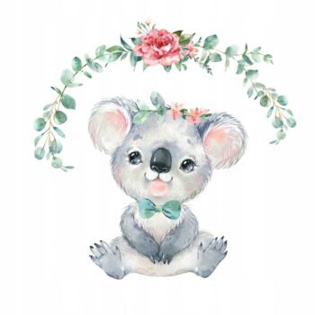 Nálepka na stenu roztomilá koala