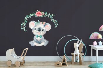 Nálepka na stenu roztomilá koala