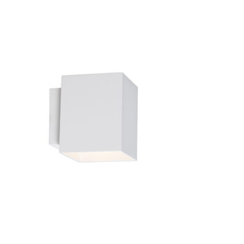 Nástenná lampa biela štvorcová - Sola