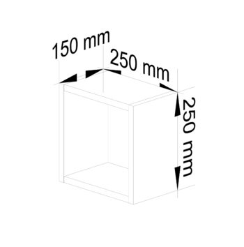 Moderná nástenná polica VALERIA25X25 v odtieni wenge  Prineste do svojej obývačky svieži vietor moderného dizajnu s našou nástennou policou VALERIA25X25. Výrazný odtieň wenge dodá interiéru hĺbku a sofistikovanosť, zatiaľ čo kompaktné rozmery umožňujú flexibilné umiestnenie kdekoľvek vo vašom priestore.   Typ tovaru: Nástenná polica - ideálna pre štýlovú obývaciu izbu. Materiál: LTD - pre dlhú životnosť a odolnosť proti opotrebovaniu. Rozmer: 25 x 25 x 15 cm - kompaktná a napriek tomu priestranná. Farba: Wenge - temný a elegantný odtieň, ktorý sa ľahko kombinuje s ostatným nábytkom. Počet políc: 3 - ideálny na vystavenie dekorácií, kníh alebo drobností.   Zvoľte VALERIA25X25 a vytvorte si v obývacej izbe osobitý kútik, ktorý upúta pozornosť návštevy a zároveň poskytne funkčný úložný priestor!