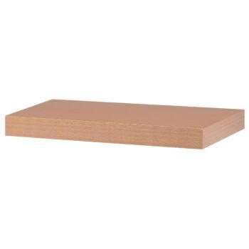 Nástenná polička P-023 BUK prírodný buk, 40 x 24 x 4 cm, buk
