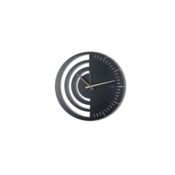 Nástenné hodiny Chrono Black, 50 x 50 cm