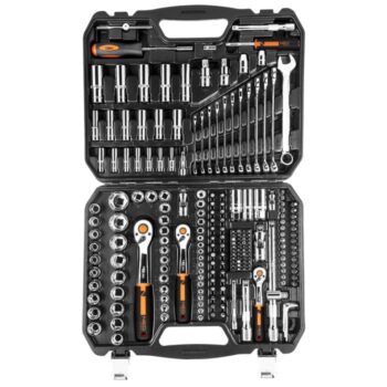 Nástrčné kľúče 1/2", 3/8", 1/4", sada 219 ks, CrV 10-076 NEO
