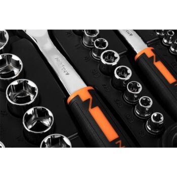 Nástrčné kľúče 1/2", 3/8", 1/4", sada 219 ks, CrV 10-076 NEO