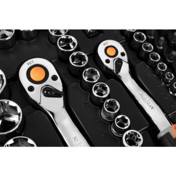 Nástrčné kľúče 1/2", 3/8", 1/4", sada 219 ks, CrV 10-076 NEO