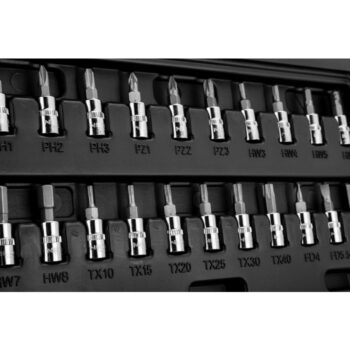 Nástrčné kľúče, 1/4, CrV, sada 46 ks 10-004 NEO