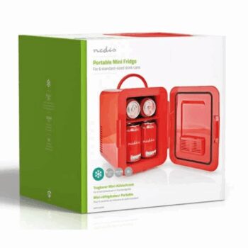 Nedis KAFR120CRD prenosná mini chladnička, 4 l