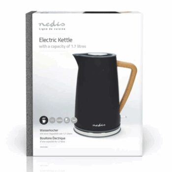 Nedis KAWK510EBK rýchlovarná kanvica 1,7 l, čierna