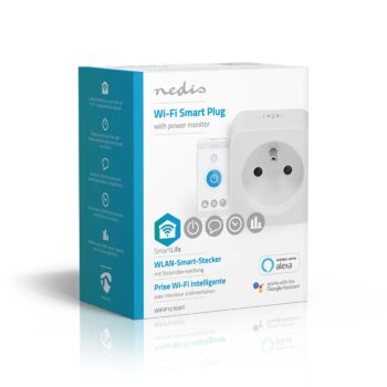 Nedis WIFIP121EWT SmartLife chytrá zásuvka, merač výkonu