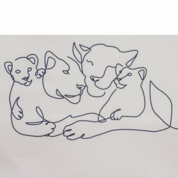 New Baby Detská rozkladacia pohovka Lion family