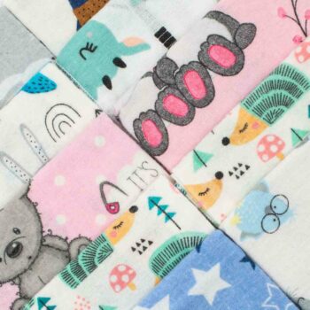 New Baby Flanelová Plienka S Potlačou 10 Ks