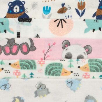 New Baby Flanelová Plienka S Potlačou 10 Ks