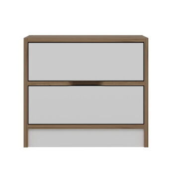 Nočný stolík Elina Walnut White