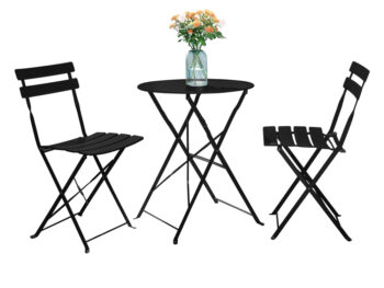 Predstavujeme vám kovový záhradný set Obax v elegantnej čiernej farbe, ktorý je ideálnym doplnkom pre vašu záhradu. Tento moderný set je navrhnutý tak, aby poskytoval pohodlie a štýl pre dve osoby. Vďaka svojej rozkladacej funkcii ponúka flexibilitu a praktickosť pri usporiadaní…