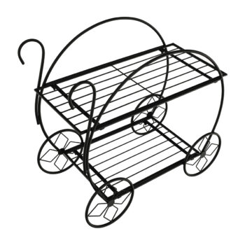 Podstavec pod kvetináč Odrio v elegantnej čiernej farbe je ideálnym doplnkom pre váš interiér. Tento moderný stojan, vyrobený z kvalitného kovu, ponúka nielen estetický vzhľad, ale aj praktickosť a stabilitu. S rozmermi 66 cm na šírku, 35 cm na hĺbku a 63 cm na výšku poskytuje dostatok priestoru…