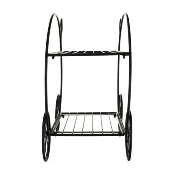 Podstavec pod kvetináč Odrio v elegantnej čiernej farbe je ideálnym doplnkom pre váš interiér. Tento moderný stojan, vyrobený z kvalitného kovu, ponúka nielen estetický vzhľad, ale aj praktickosť a stabilitu. S rozmermi 66 cm na šírku, 35 cm na hĺbku a 63 cm na výšku poskytuje dostatok priestoru…