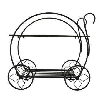 Podstavec pod kvetináč Odrio v elegantnej čiernej farbe je ideálnym doplnkom pre váš interiér. Tento moderný stojan, vyrobený z kvalitného kovu, ponúka nielen estetický vzhľad, ale aj praktickosť a stabilitu. S rozmermi 66 cm na šírku, 35 cm na hĺbku a 63 cm na výšku poskytuje dostatok priestoru…