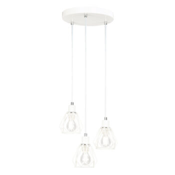 Predstavujeme vám modernú visiacu lampu Okira Typ 1 v elegantnej bielej farbe, ktorá sa stane štýlovým doplnkom vášho interiéru. Táto lampa je ideálna pre tých, ktorí hľadajú kombináciu funkčnosti a estetického vzhľadu.
