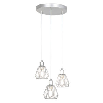 Predstavujeme vám modernú visiacu lampu Okira Typ 1 v elegantnom striebornom prevedení, ktorá sa stane štýlovým doplnkom vášho interiéru. Táto lampa je ideálna pre tých, ktorí hľadajú kombináciu funkčnosti a estetického vzhľadu.