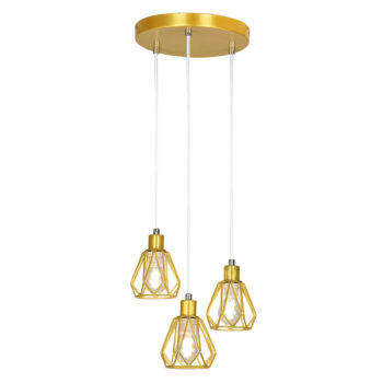 Predstavujeme vám visiacu lampu Okira Typ 1 v elegantnom zlatom prevedení, ktorá sa stane skvostným doplnkom vášho interiéru. Táto lampa je ideálnym riešením pre tých, ktorí hľadajú moderný a štýlový osvetľovací prvok s dôrazom na kvalitu a dizajn.